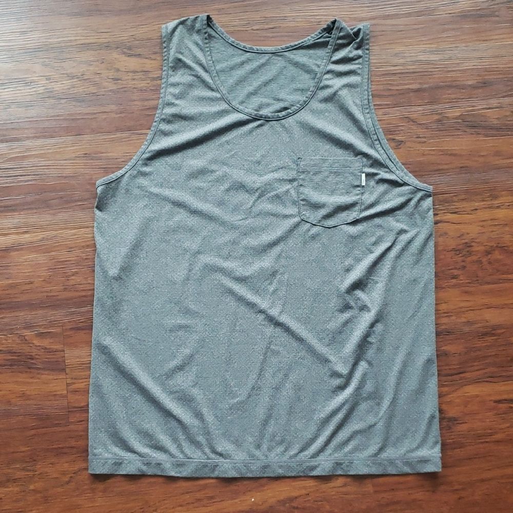 Vuori Men's Gray Athleisure Workout Tank Top